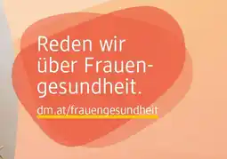 dm dm.at frauengesundheit Angebot