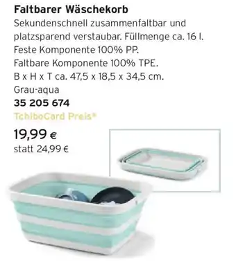 Tchibo Eduscho Faltbarer Wäschekorb Angebot