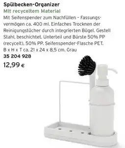 Tchibo Eduscho Spülbecken Organizer Angebot