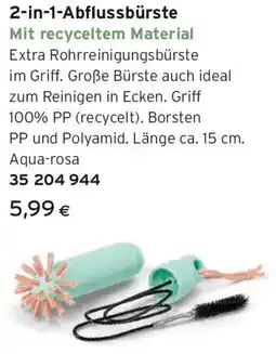 Tchibo Eduscho 2-in-1-Abflussbürste Angebot