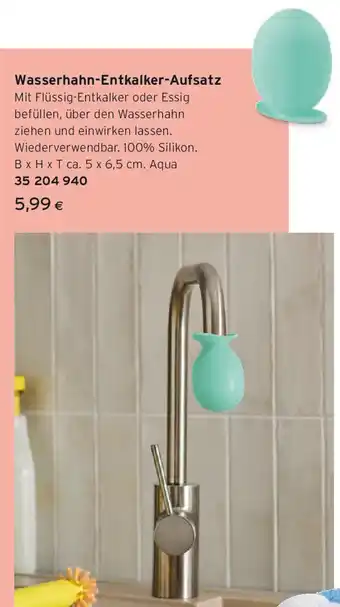 Tchibo Eduscho Wasserhahn Entkalker Aufsatz Angebot