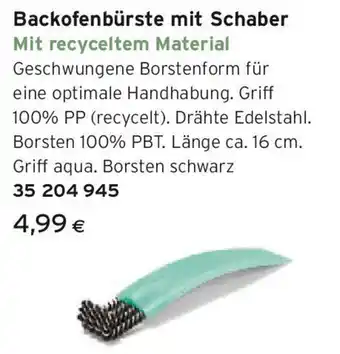 Tchibo Eduscho Backofenbürste mit Schaber Angebot