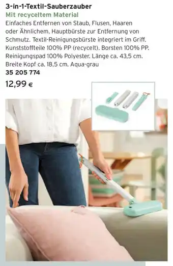 Tchibo Eduscho 3-in-1 Textil Sauberzauber Angebot