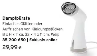 Tchibo Eduscho Dampfbürste Angebot