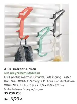 Tchibo Eduscho 3 Heizkörper Haken Angebot