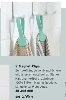 Tchibo Eduscho 2 Magnet Clips Angebot