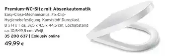 Tchibo Eduscho Premium WC Sitz mit Absenkautomatik Angebot