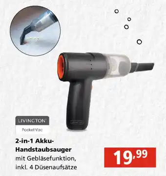Pagro Diskont 2-in-1 Akku Handstaubsauger Angebot