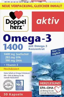 dm Doppelherz Omega-3 1400 Angebot