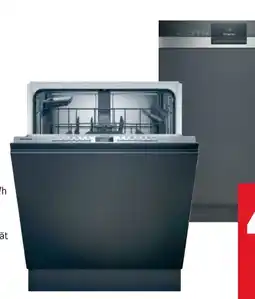 Metro Siemens Einbaugeschirrspüler SN53ES22AE-SN63EX22AE Angebot