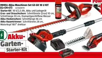 Bauhaus Einhell Akku-Maschinen-Set GE-GK 18 LI KIT (CG+CH+CT) Angebot