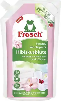 dm Frosch Weichspüler Sensitiv Hibiskusblüte Angebot