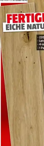 Bauhaus Fertigparkett Eiche Natur Geölt Angebot