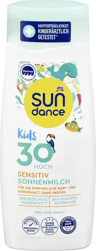 dm Sundance Sonnenmilch Kids sensitive LSF 30 Angebot