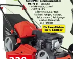 Bauhaus Scheppach Benzin-Rasenmäher MS173-51 Angebot