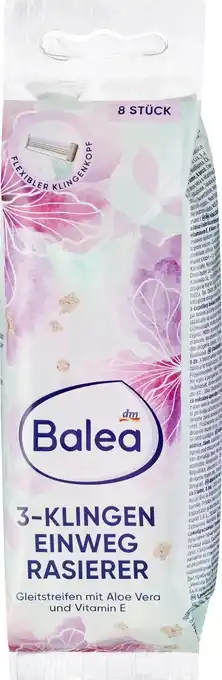 dm Balea 3-Klingen Einwegrasierer Angebot