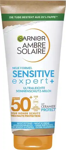 dm Garnier Ambre Solaire Sensitive expert+ Sonnenschutz Milch LSF50+ Angebot