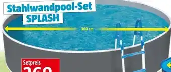 Bauhaus MyPool Stahlwandpool-Set Splash Angebot