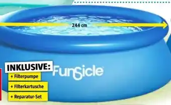 Bauhaus Funsicle Quick-Up-Pool Set Angebot