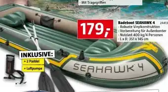 Bauhaus Intex Badeboot Seahawk 4 Angebot