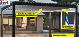 Bauhaus sunfun Lamellen Pavillon Korfu Angebot