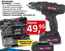 Bauhaus Gomag Bohrschrauber GO-ASK74-2 Angebot