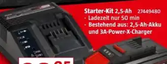 Bauhaus Einhell Starter-Kit 18 V/2,5 Ah Angebot