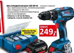 Bauhaus Bosch Akku-Schlagbohrschrauber GSB 18V-45 Angebot