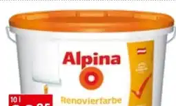 Bauhaus Alpina Renovierfarbe Angebot