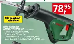 Bauhaus Bosch Akku-Säbelsäge Advanced Recip 18 Angebot