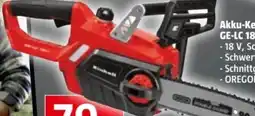 Bauhaus Einhell Akku-Kettensäge GE-LC 18 Li Solo Angebot