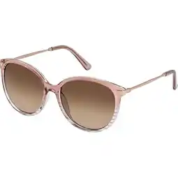 dm Sonnenbrille Damen hellrosé transparent mit Streifen dm Angebot