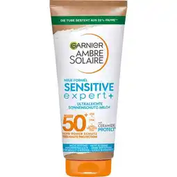 dm AMBRE SOLAIRE Sensitive expert+Sonnenschutz Milch LSF 50+ Angebot
