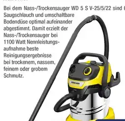 e-tec Kärcher Nass-/Trockensauger WD 5 S V-25/5/22 Angebot
