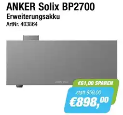 e-tec Anker solix bp2700 Angebot
