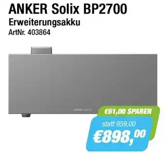 e-tec Anker solix bp2700 Angebot