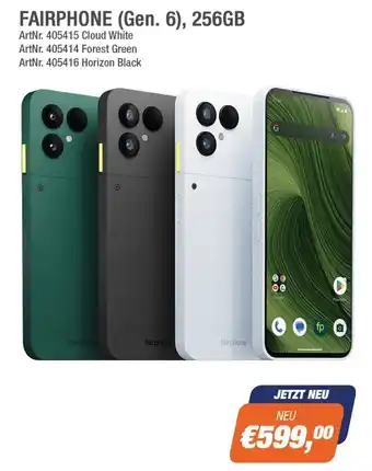 e-tec FAIRPHONE (Gen. 6), 256GB Angebot
