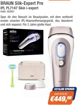 e-tec BRAUN Silk Expert Pro IPL PL7147 Skin i expert Angebot