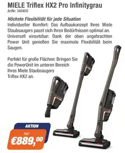 e-tec MIELE Triflex HX2 Pro Infinitygrau Angebot