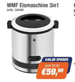 e-tec WMF Eismaschine 3in1 Angebot