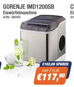 e-tec GORENJE IMD1200SB Eiswürfelmaschine Angebot