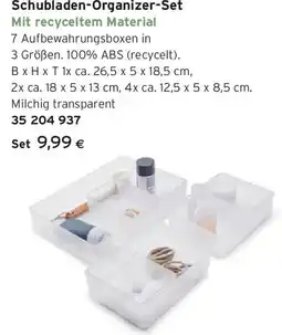 Tchibo Eduscho Schubladen Organizer Set Angebot