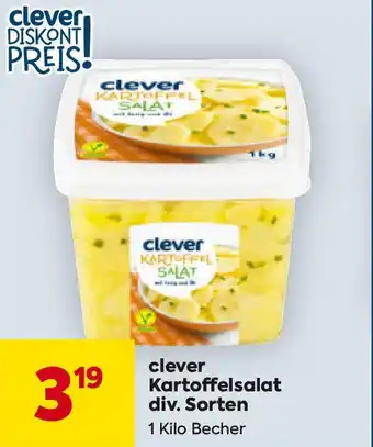 Billa clever Kartoffelsalat div. Sorten Angebot