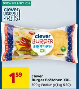 Billa clever Burger Brötchen XXL Angebot