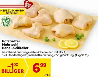 Billa Hofstädter Mehrwohl Hendl Grillteller Angebot