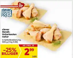 Billa Clever Hendl Unterkeulen natur Angebot