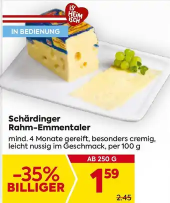 Billa Schärdinger Rahm Emmentaler Angebot