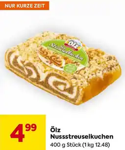 Billa Ölz Nussstreuselkuchen Angebot
