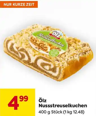 Billa Ölz Nussstreuselkuchen Angebot