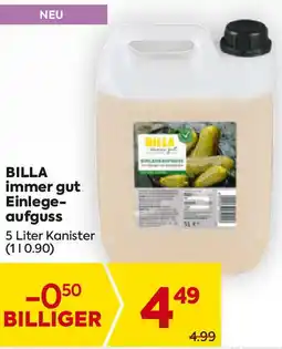 Billa BILLA immer gut Einlegeaufguss Angebot